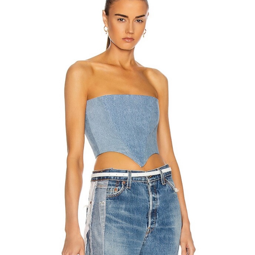Brand new Sami Miro Vintage denim corset top - Picture 1 of 5